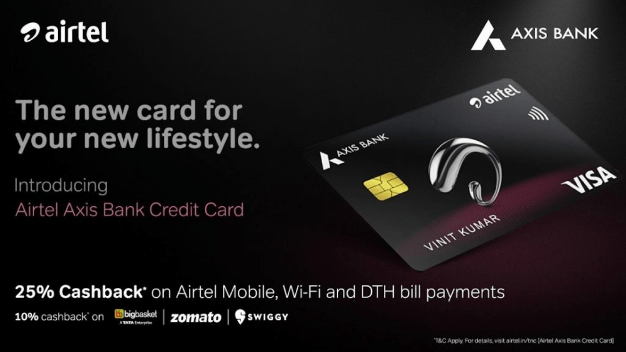 Airtel Launched Airtel Axis Bank Credit Card In Partnership With Axis Bank