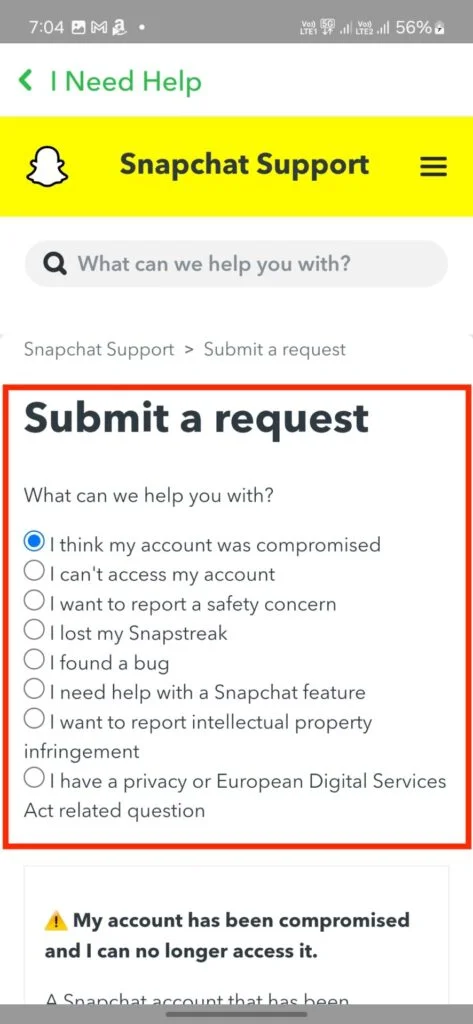 How to Contact Snapchat Support? 